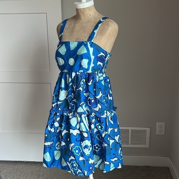 RHODE X Target Large Zinnia Floral Tiered Mini Dress Various Sizes NEW! - Picture 8 of 10